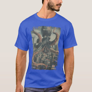 Y2K Streetwear Vintage Fashion Octopus Horror Mons T-Shirt