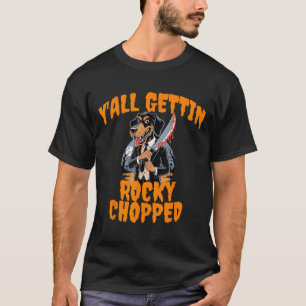 Y’all Gettin Rocky Chopped Tennessee Halloween Cos T-Shirt