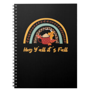 Y’all It’s Fall Y’all Funny Quote Notebook