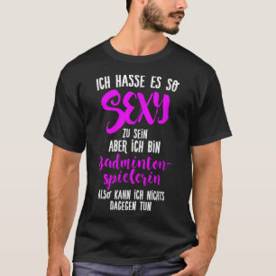 Y Badminton Player, Shuttle Badminton T-Shirt