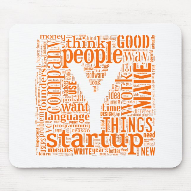 Y Combinator Mouse Mat (Front)