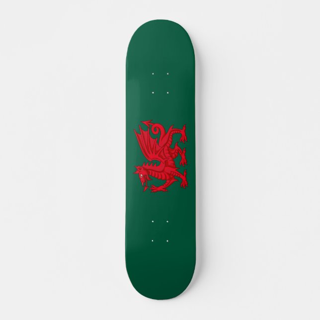 Y Ddraig Goch - Red Dragon Skateboard (Front)