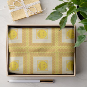Y&G Smile Tile Tissue Paper Gift Wrap