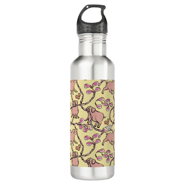 Y Hilarious pattern Chinese Vietnamese Pig Year W 710 Ml Water Bottle (Front)