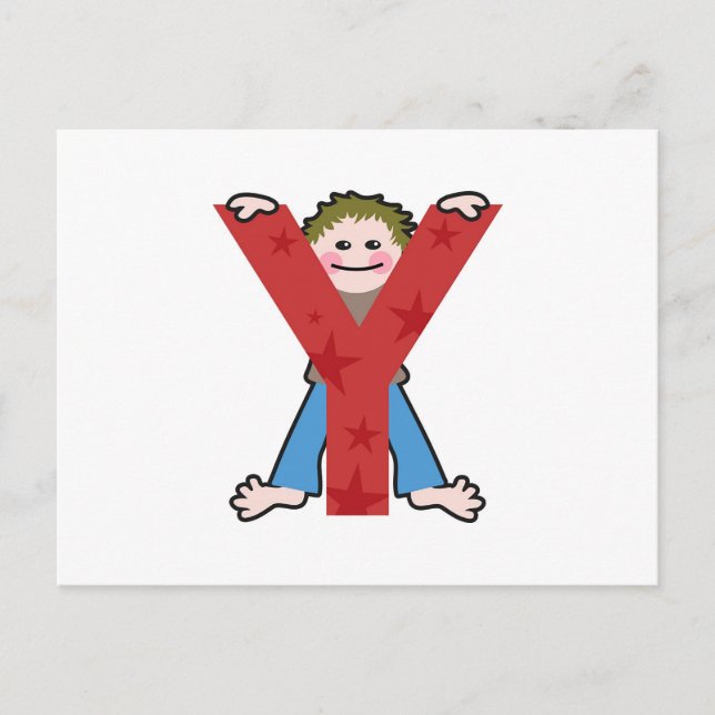 Y is for... postcard (Front)