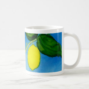 Y is for Yellow alphabet art mug