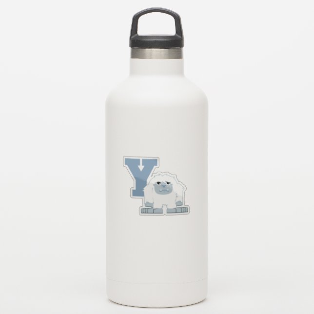 Y is for Yeti Cute Cartoon Yeti Monster (Waterbottle)