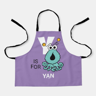 Y is for Yip-Yips Add Your Name Apron