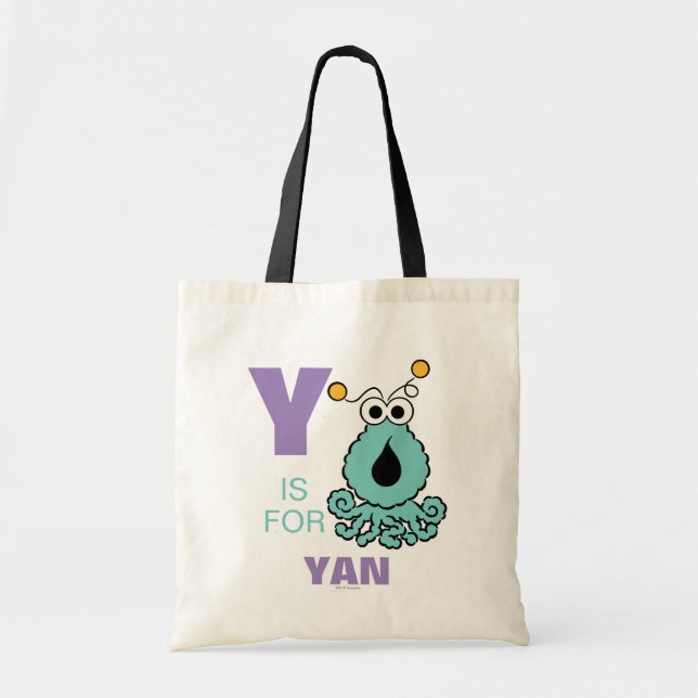 Y is for Yip-Yips | Add Your Name Tote Bag (Front)