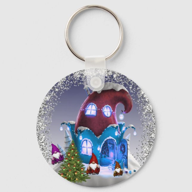  y las celebraciones de navidad key ring (Front)