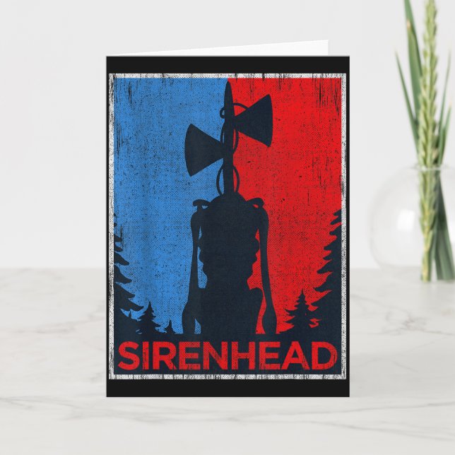 Y Siren Head Meme Gamer Kids Boys Girls Xmas  Card (Front)