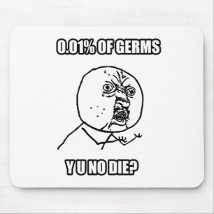 Y U NO Guy Meme Mouse Mat