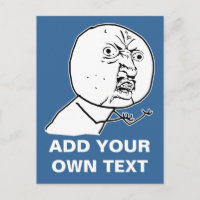 y u no rage face comic lol rofl