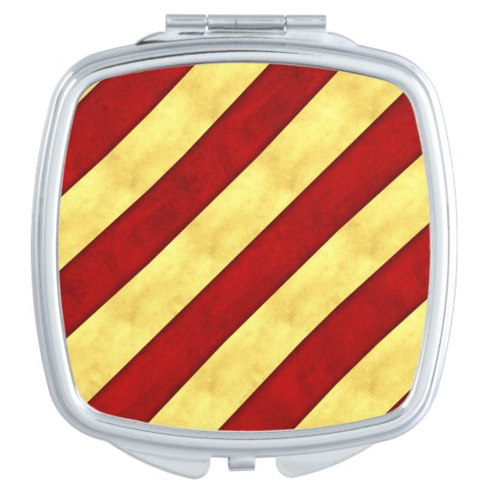 Y Yankee Watercolor Nautical Signal Maritime Flag Mirrors For Makeup