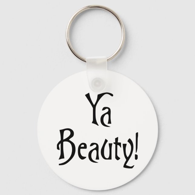 Ya Bampot funny Scottish banter patter slang Key Ring (Front)