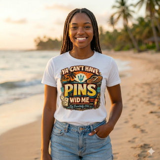 Ya Can’t Have Pins Wid Me – Caribbean Dominoes Tri-Blend Shirt