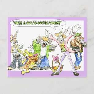 Ya Gotta Do What Ya Gotta Do Holiday Postcard