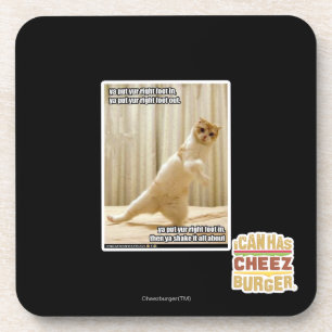 Ya put yur right foot in, ya put yur right foot ou coaster