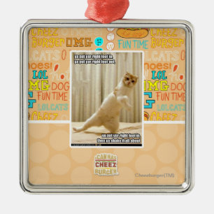 Ya put yur right foot in, ya put yur right foot ou metal tree decoration