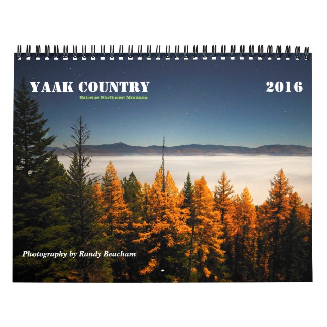 Yaak Country Calendar 2016 Medium (Cover)