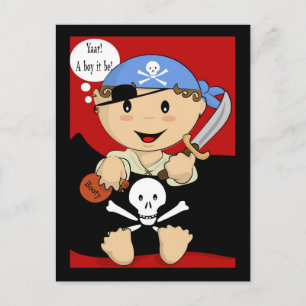 Yaar! A Boy it BE! Postcard