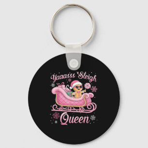 Yaas Sleigh Queen Sleigh Girl Matching Christmas Key Ring