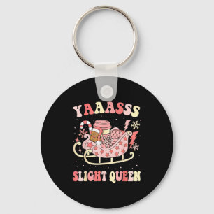 Yaas Sleigh Queen Sleigh Girl Matching Christmas P Key Ring