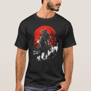 Yabusame Horseback Archery Japanese Art Graphic Te T-Shirt