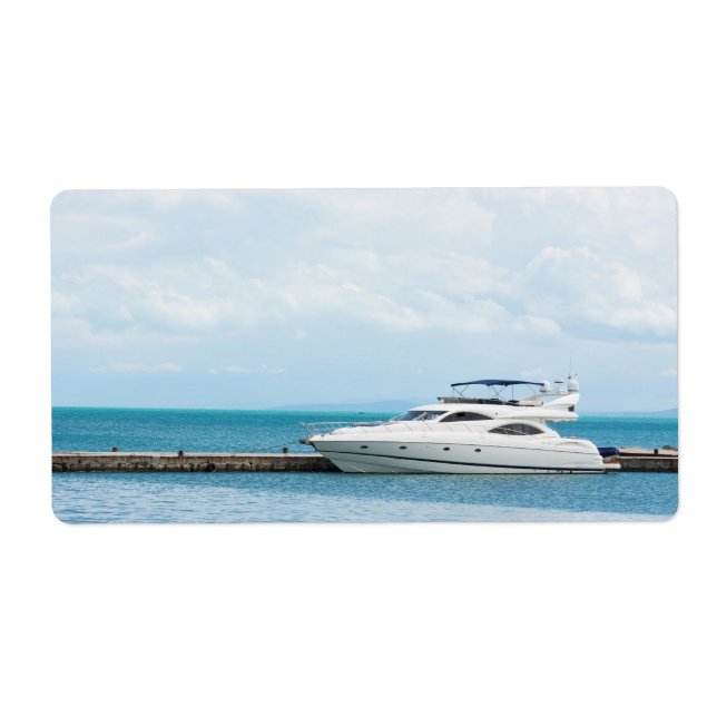 Yacht at mooring (Front)