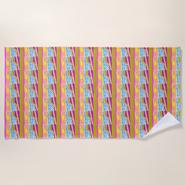 Yacht  beach towel (Front)