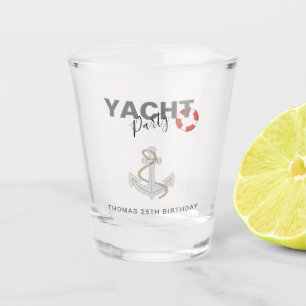Yacht Boat Cruise Birthday Party  Shot Glass