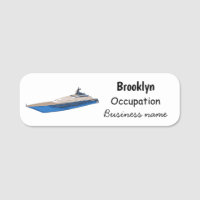 Yacht cartoon illustration
