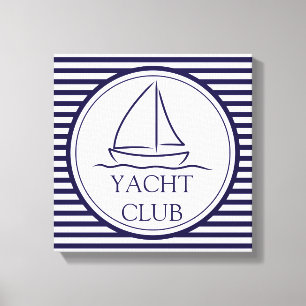 Yacht Club Canvas Print
