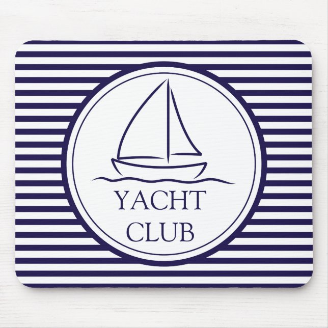 Yacht Club Mouse Mat (Front)