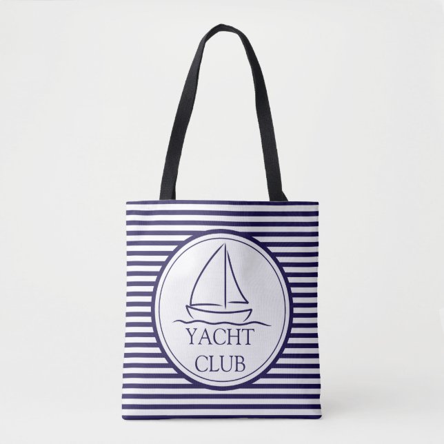 Yacht Club Tote Bag (Front)