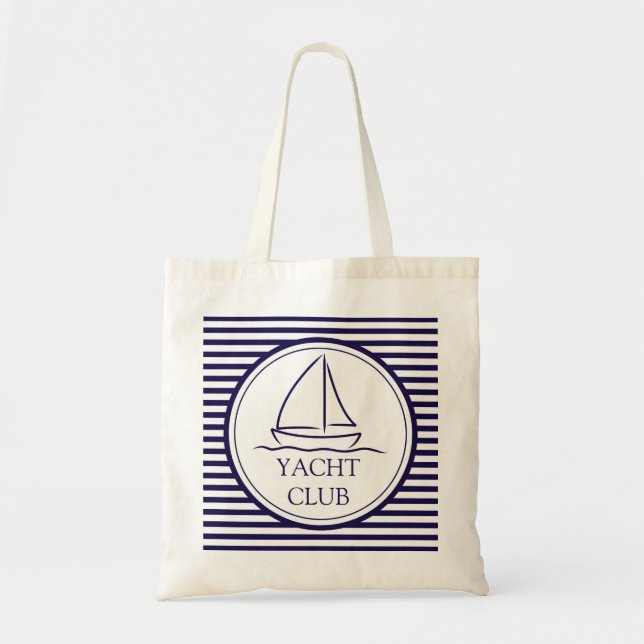 Yacht Club Tote Bag (Front)