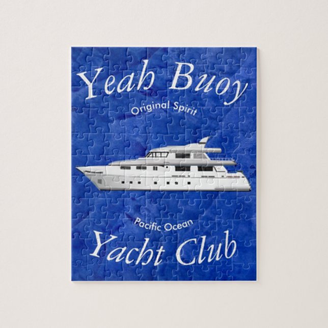 Yacht Club Yeah Buoy Jigsaw Puzzle (Vertical)