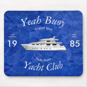Yacht Club Yeah Buoy Mouse Mat