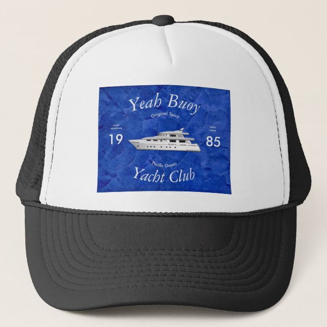 Yacht Club Yeah Buoy Trucker Hat (Front)