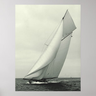 Yacht 'Columbia' 1901 Poster
