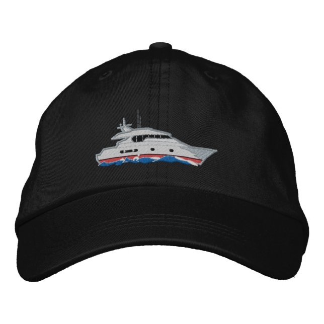 Yacht Embroidered Hat (Front)