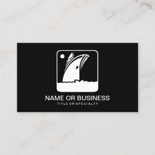 yacht icon business card