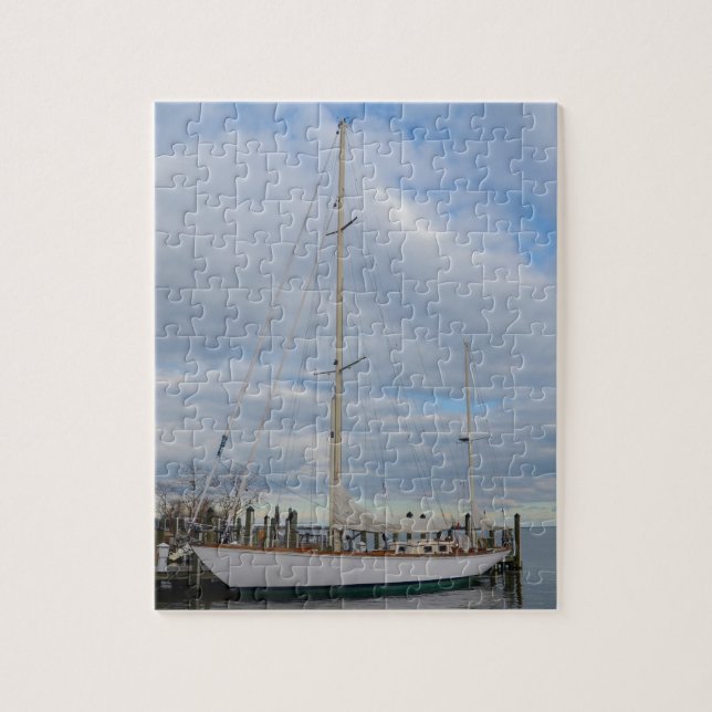 Yacht in Annapolis. Jigsaw Puzzle (Vertical)