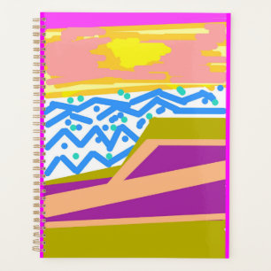 Yacht on Pink Planner