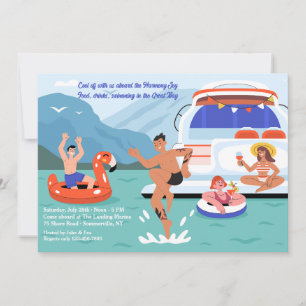 Yacht Party Invitation