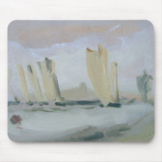 Yacht Racing on the Solent, previously attributed Mouse Mat (Front)