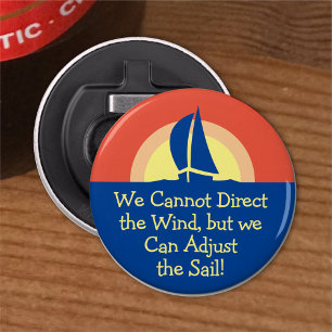 Yacht Racing Sailing With Sunset Bottle Opener