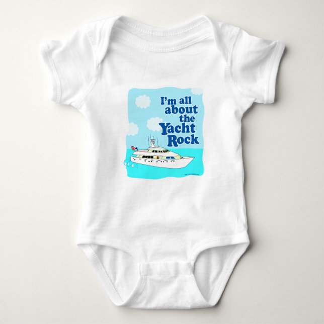 Yacht Rock Baby Bodysuit (Front)