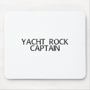 Yacht Rock Captain Funny Boat Sailor Party Gift Id Mouse Mat