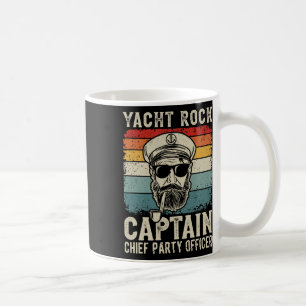 Yacht Rock Captain Pontoon Boat Party Sailor Boati Coffee Mug